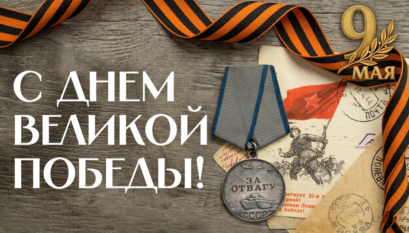 Поздравляю вас с великим праздником — Днём Победы!